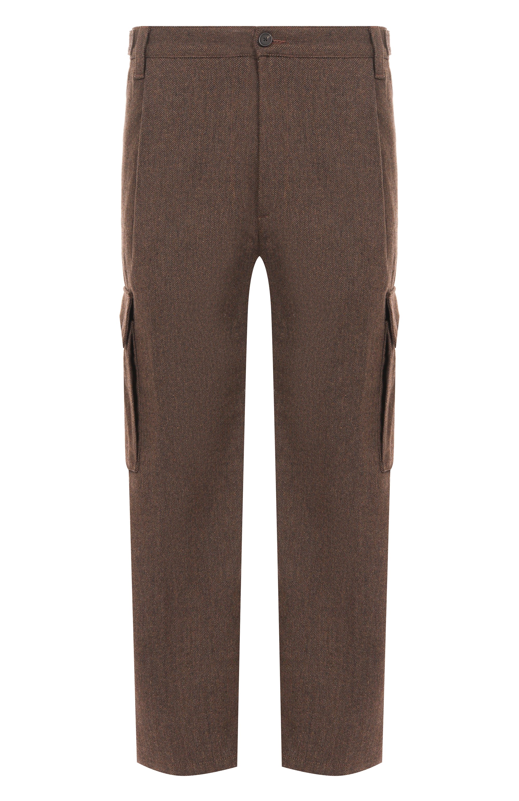 Брюки-карго из шерсти и хлопка HUGO, арт. 50541398, фото 1