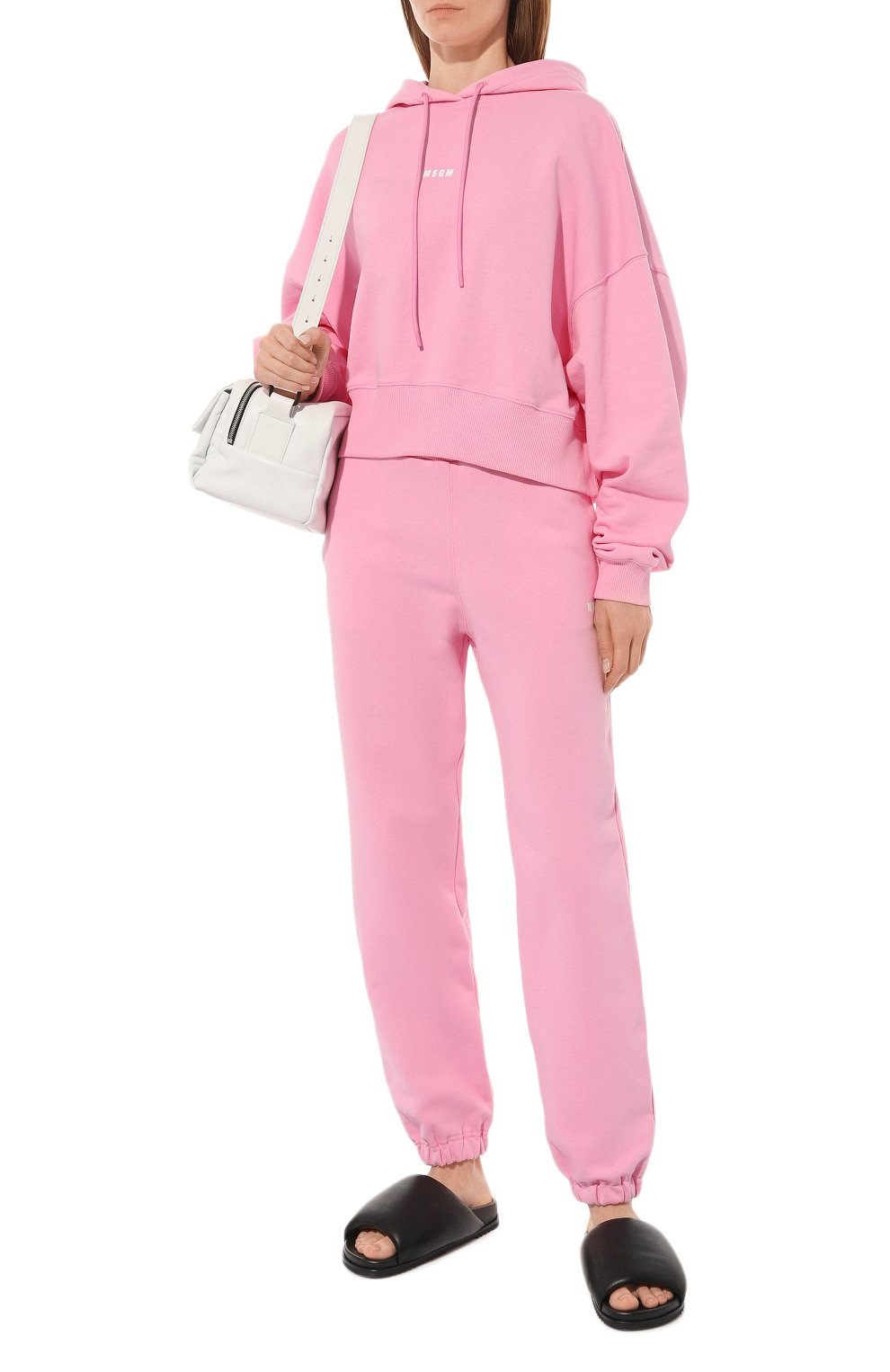 Хлопковые джоггеры MSGM, арт. 2000MDP500 200000, фото 2