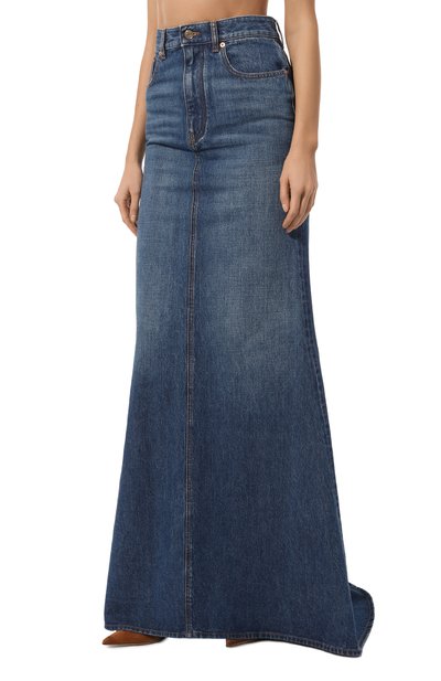 Джинсовая юбка VALENTINO, арт. 3B3DD15K805 528, фото 3