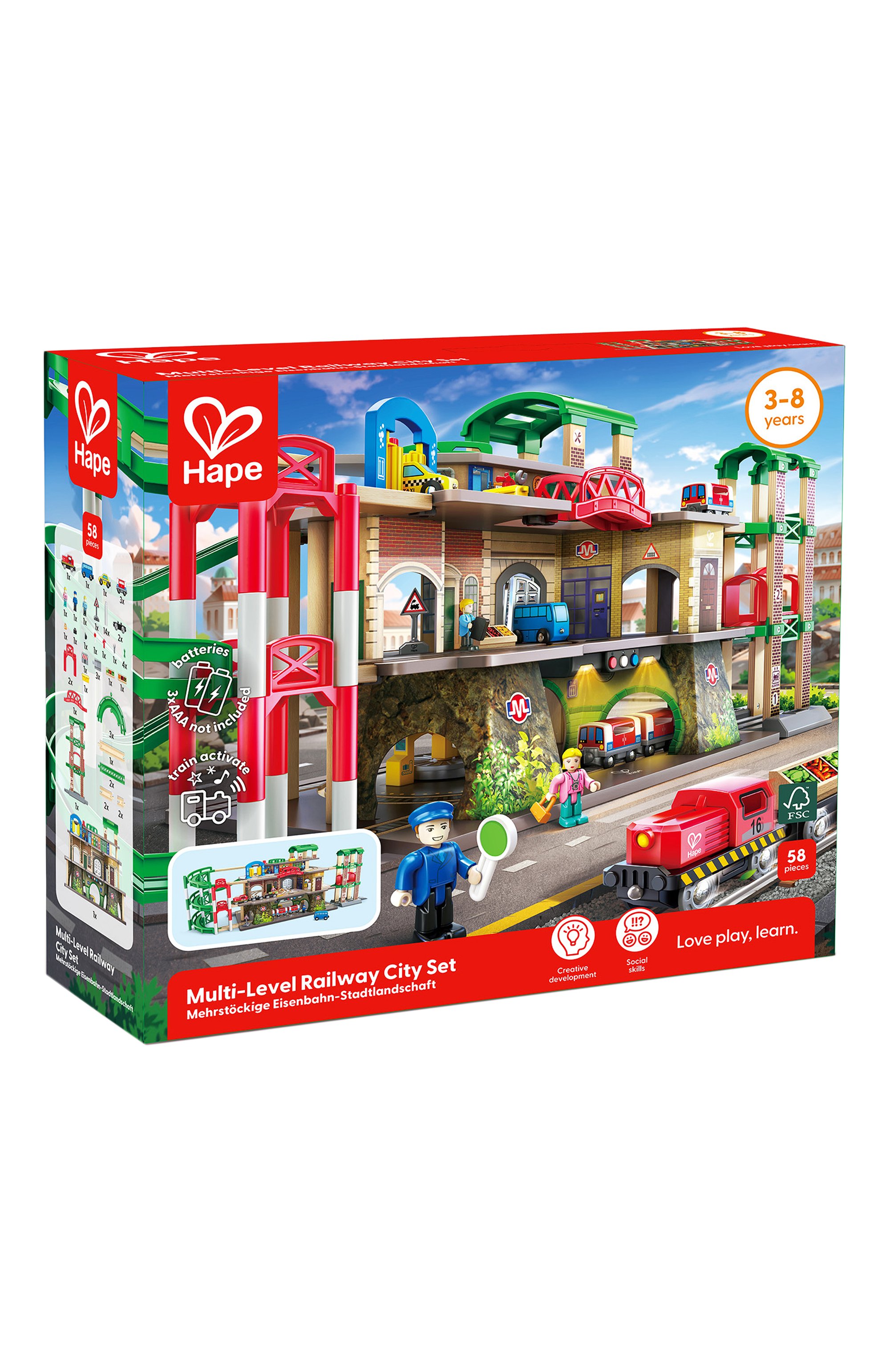 Игровой набор многоуровневая железная дорога HAPE, арт. E3883_HP, фото 2