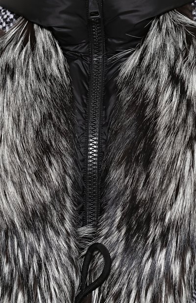 Приталенный пуховик с меховой отделкой и капюшоном MONCLER, арт. B2-093-49924-10-57932, фото 5