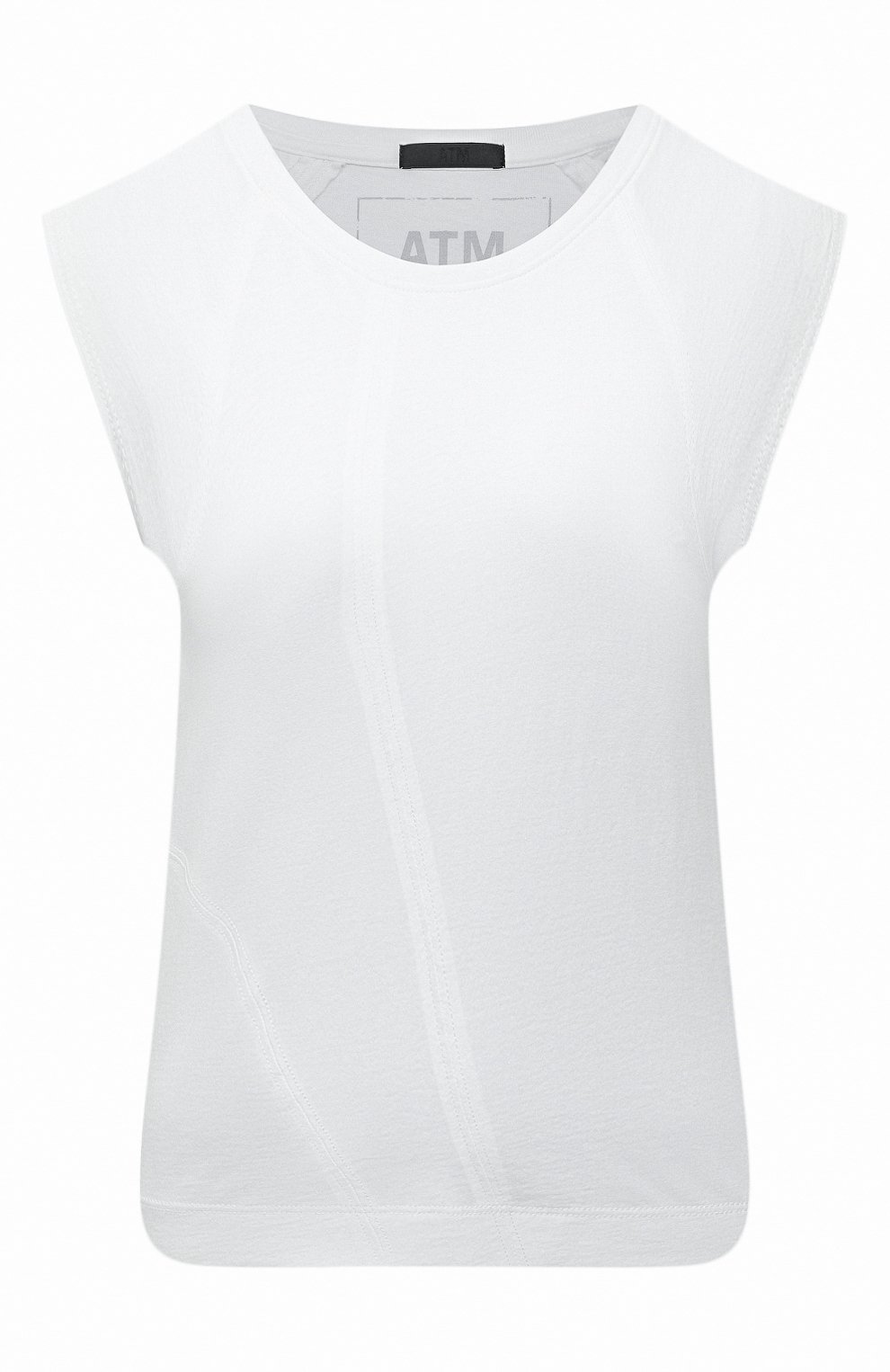 Хлопковая футболка ATM ANTHONY THOMAS MELILLO, арт. AW1416-GAB, фото 1