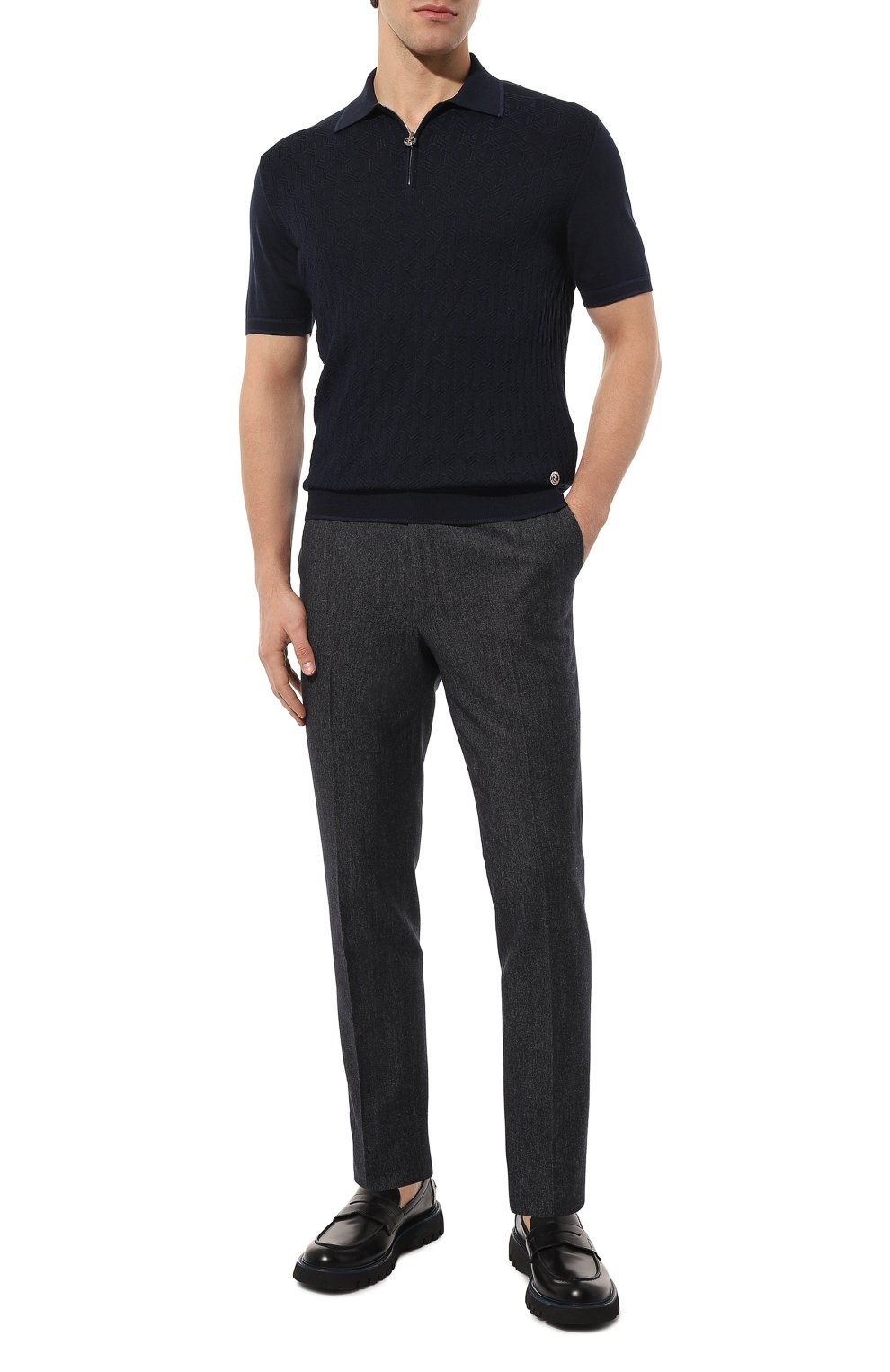 Поло из шелка и хлопка STEFANO RICCI, арт. K818042P31/F23170, фото 2