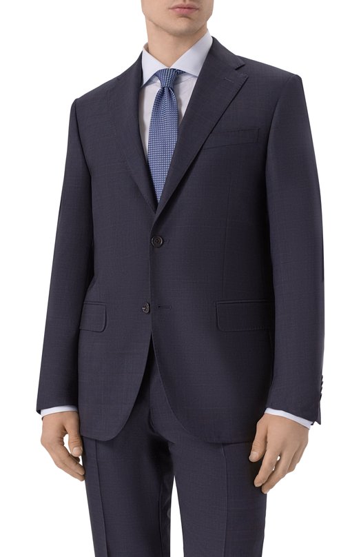 Шерстяной костюм Corneliani 266008-2617361_SET Синий  266008-2617361_SET Фото 2