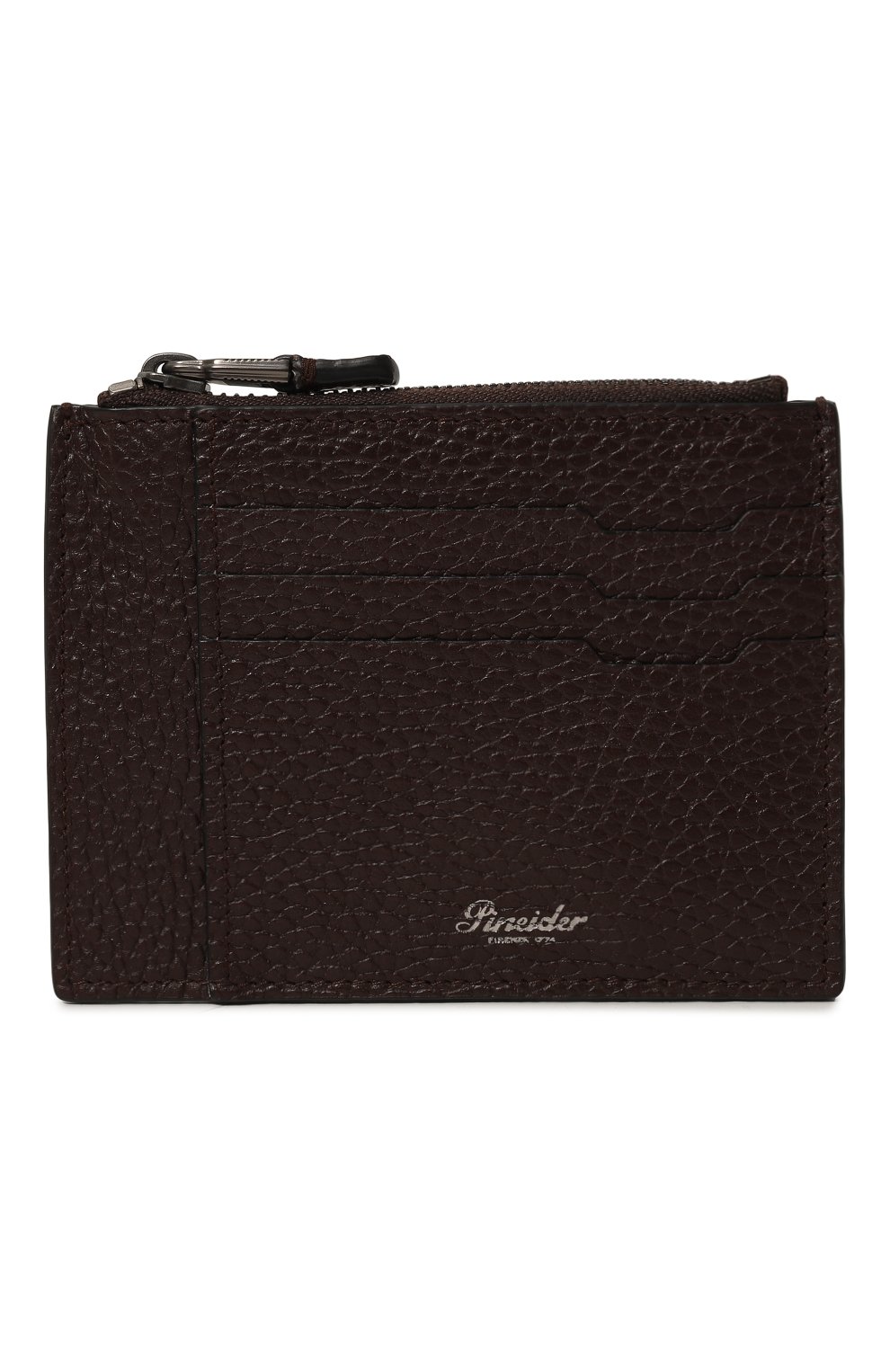 Кожаный футляр для кредитных карт PINEIDER FIRENZE 1774 темно-коричневого цвета по цене 23700 руб., арт. P737SS18533056, фото 1 Кожаный футляр для кредитных карт PINEIDER FIRENZE 1774, арт. P737SS18533056, фото 1