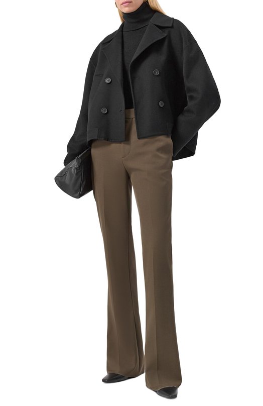 Кашемировое полупальто MVST M25.1PW.0007/BLACK Чёрный  M25.1PW.0007/BLACK Фото 2