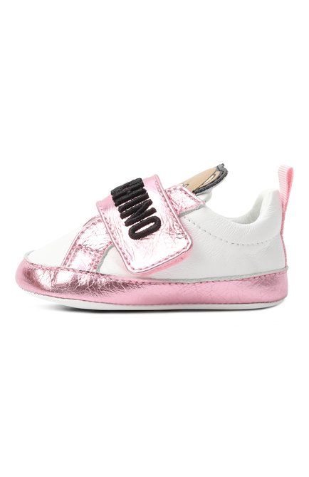 Кожаные пинетки MOSCHINO, арт. 81811/VAR1/15-19