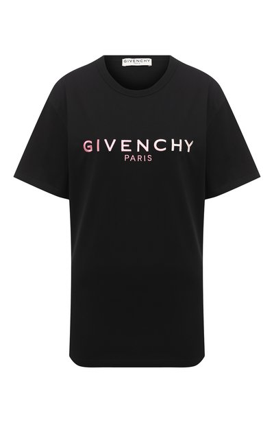 Женская хлопковая футболка GIVENCHY, арт. BW707Z3Z41