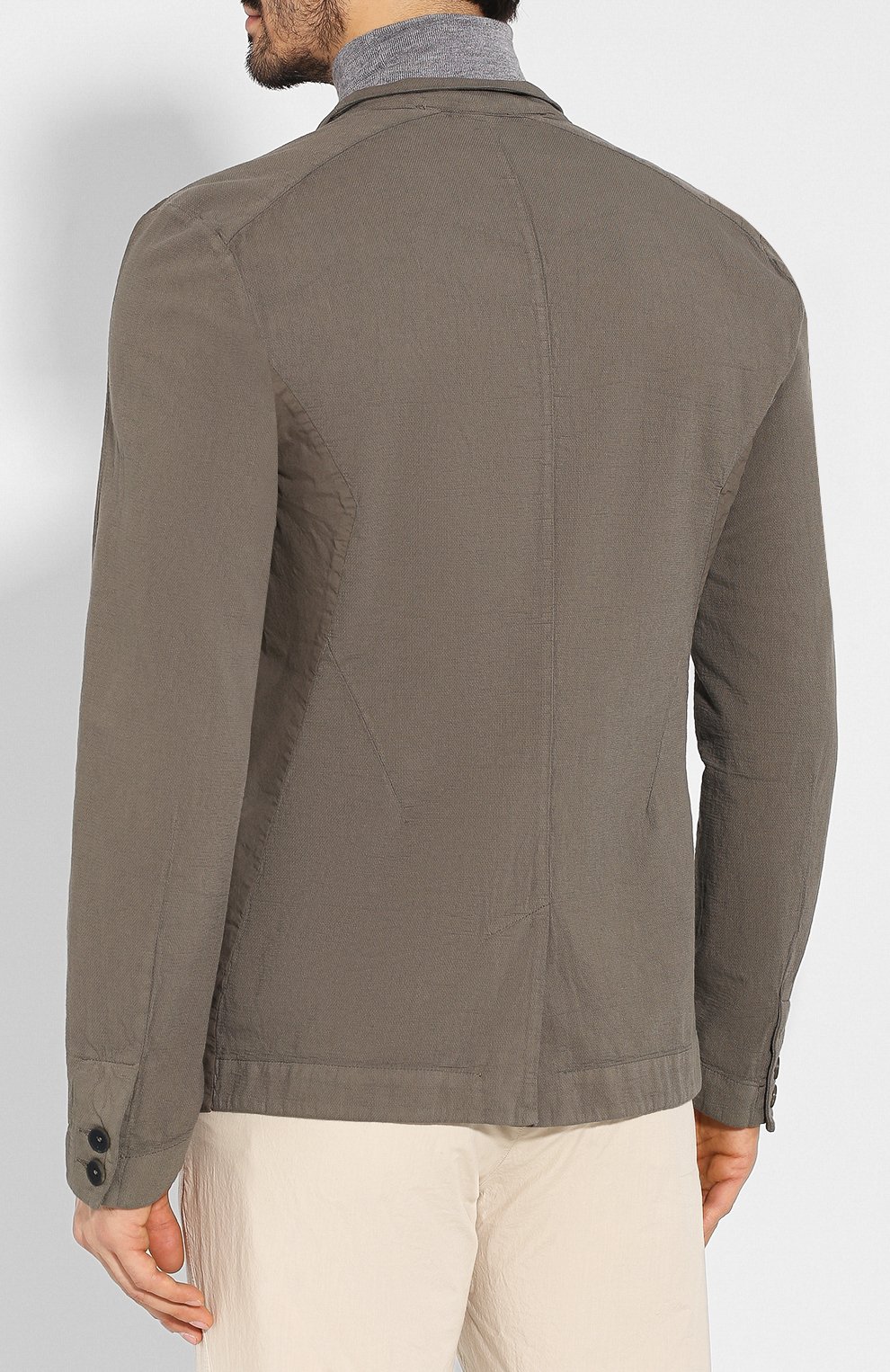 Хлопковый пиджак TRANSIT, арт. CFUTRKB113, фото 4