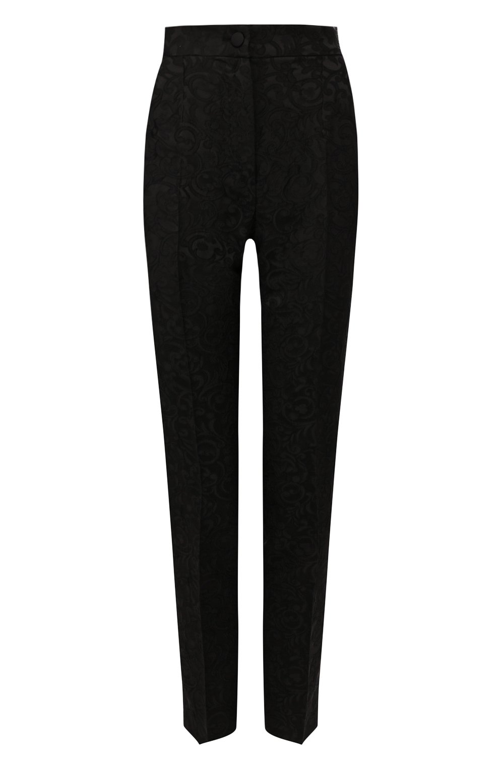 Брюки DOLCE & GABBANA черного цвета по цене 79950 руб., арт. FTAM2T/FJRDI, фото 1 Брюки DOLCE & GABBANA, арт. FTAM2T/FJRDI, фото 1