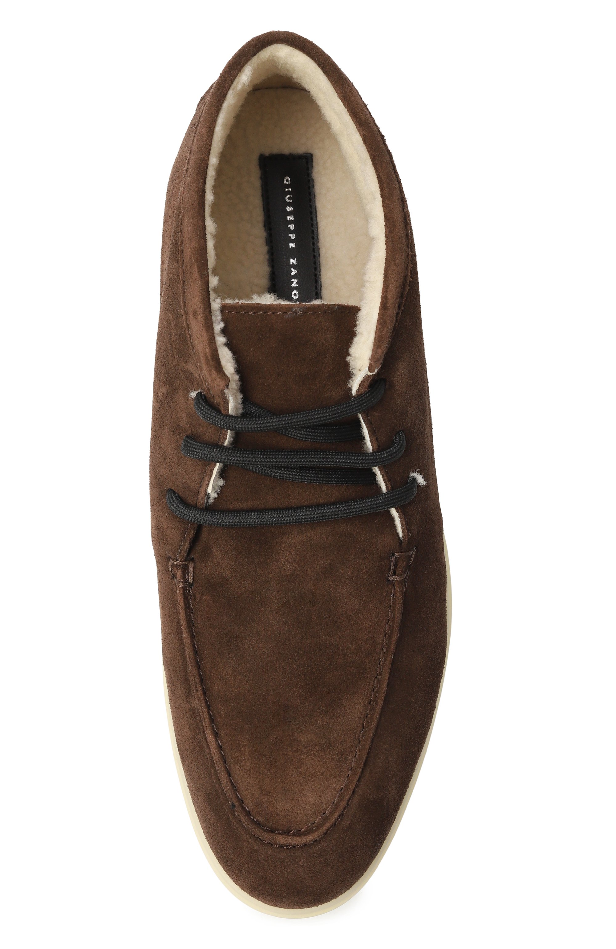 Замшевые ботинки GIUSEPPE ZANOTTI DESIGN темно-коричневого цвета по цене 89950 руб., арт. I560018, фото 6 Замшевые ботинки GIUSEPPE ZANOTTI DESIGN, арт. I560018, фото 6