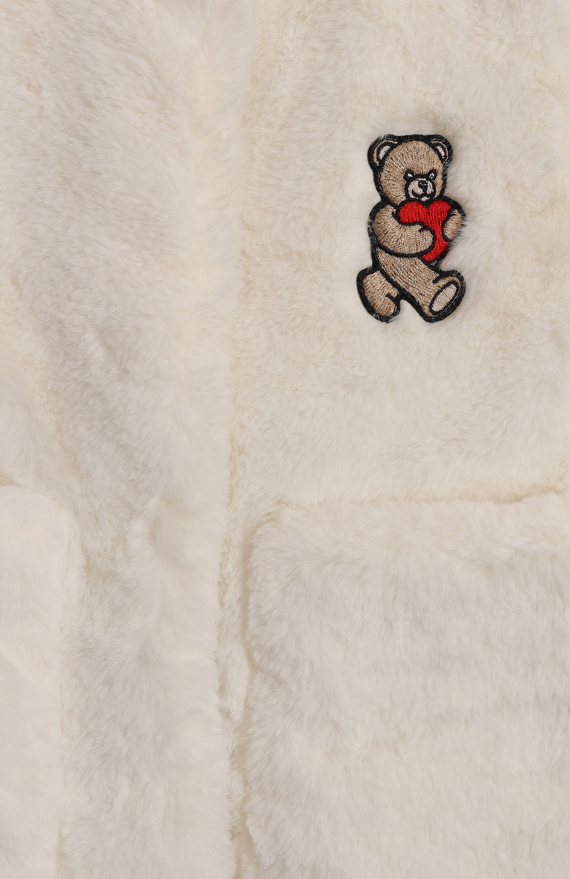 Жилет из экомеха MOSCHINO, арт. HDS052/LIA02/10-14, фото 3