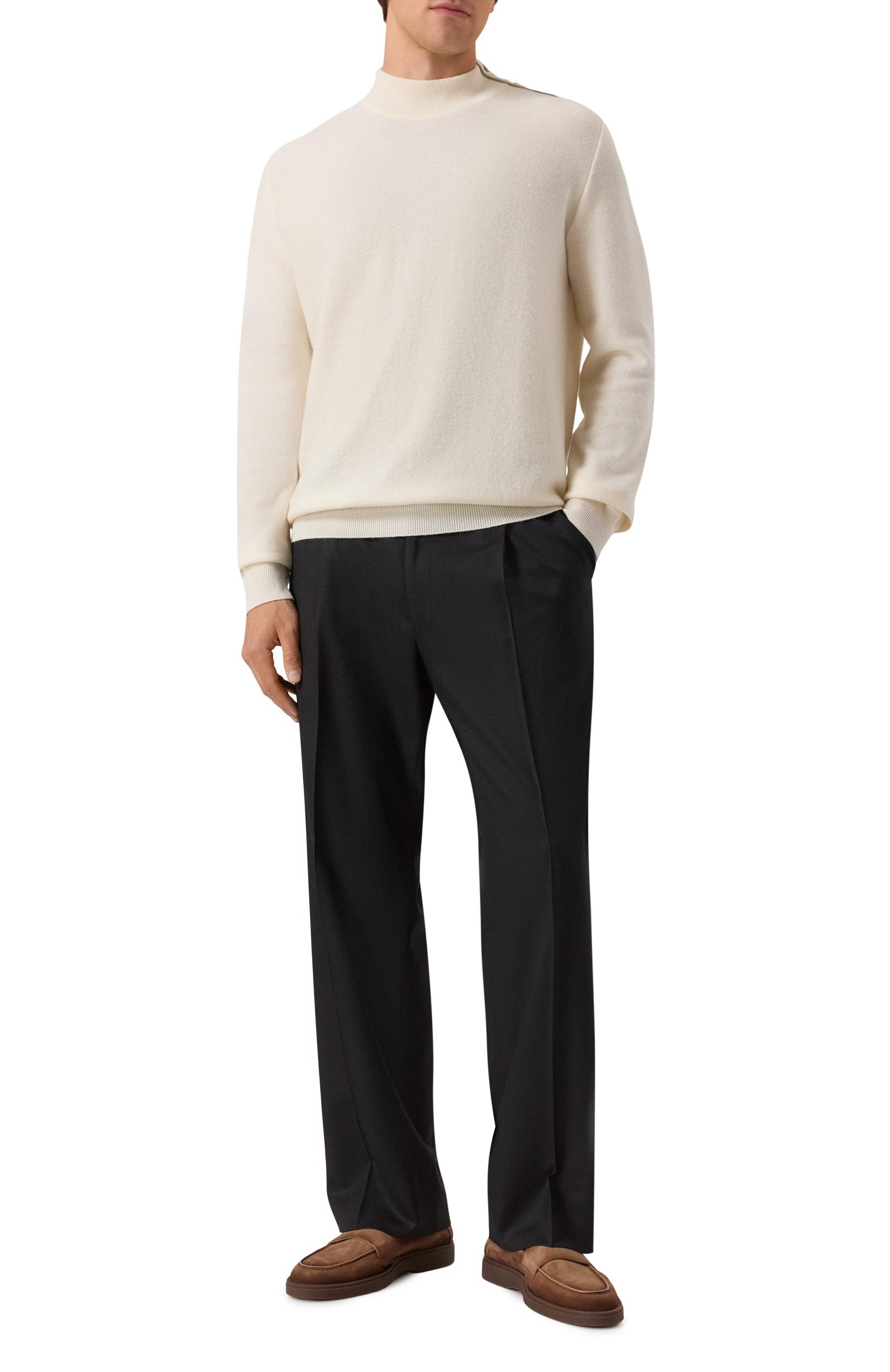 Замшевые лоферы detroit SANTONI коричневого цвета по цене 99500 руб., арт. MGDG19051DKTSEAA, фото 2 Замшевые лоферы detroit SANTONI, арт. MGDG19051DKTSEAA, фото 2