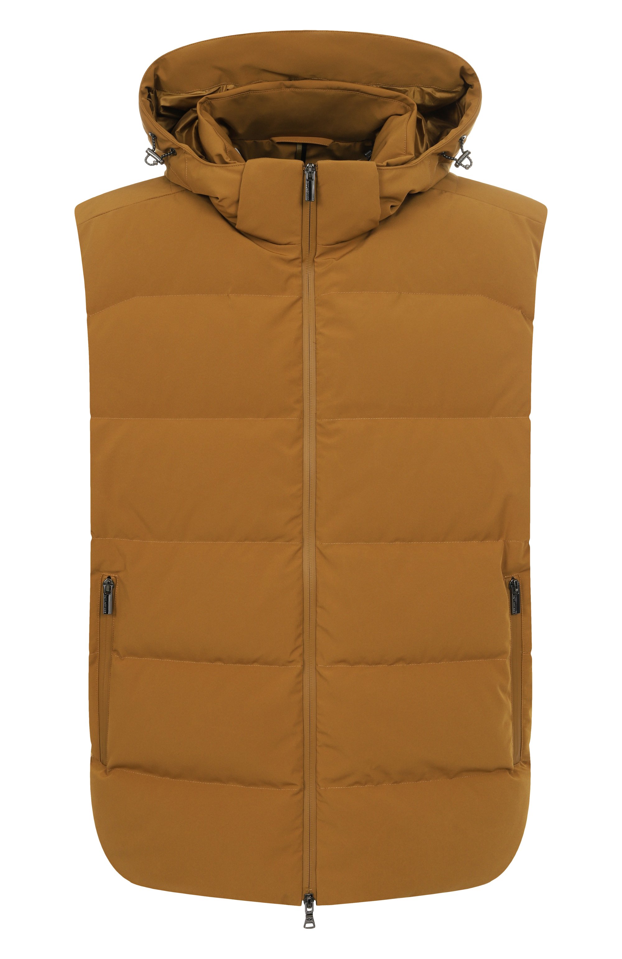 Пуховый жилет PAUL&SHARK светло-коричневого цвета по цене 95800 руб., арт. 15312006/976/3XL, фото 1 Пуховый жилет PAUL&SHARK, арт. 15312006/976/3XL, фото 1