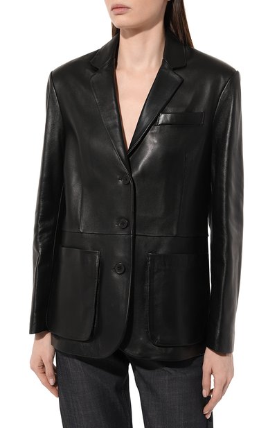 Кожаный жакет LESYANEBO, арт. SS23/LEATHERT001, фото 3