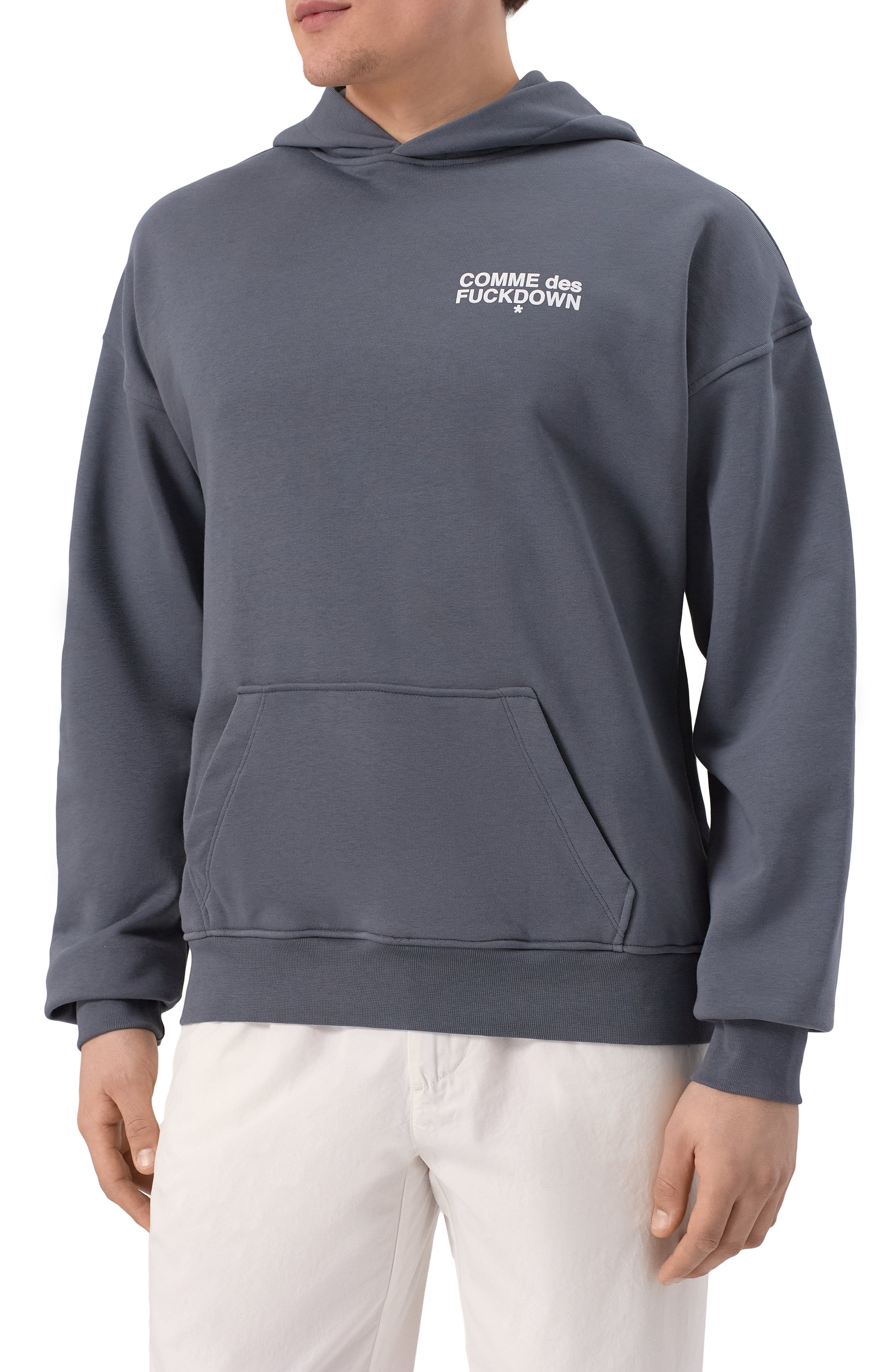 Хлопковое худи COMME DES FUCKDOWN, арт. CFABM01508, фото 3