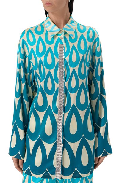 Атласная блузка YANINA, арт. T-2928, фото 3