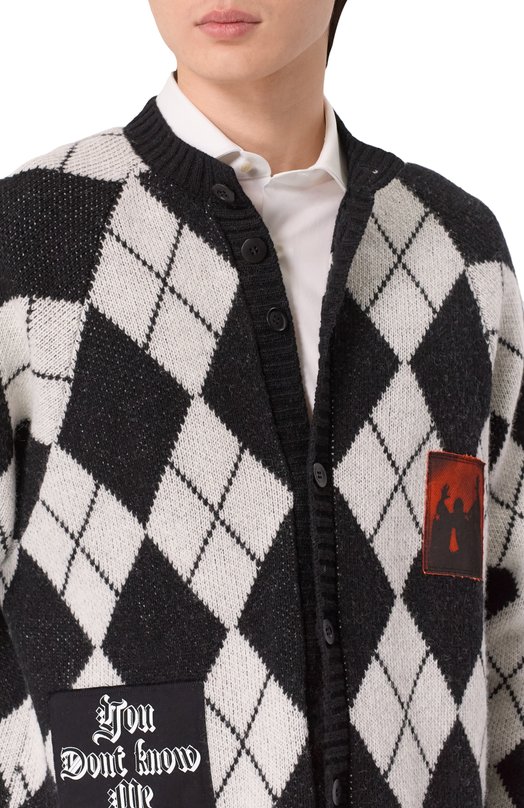 Кардиган Undercover UP2E4901 Чёрно-белый  UP2E4901 Фото 5