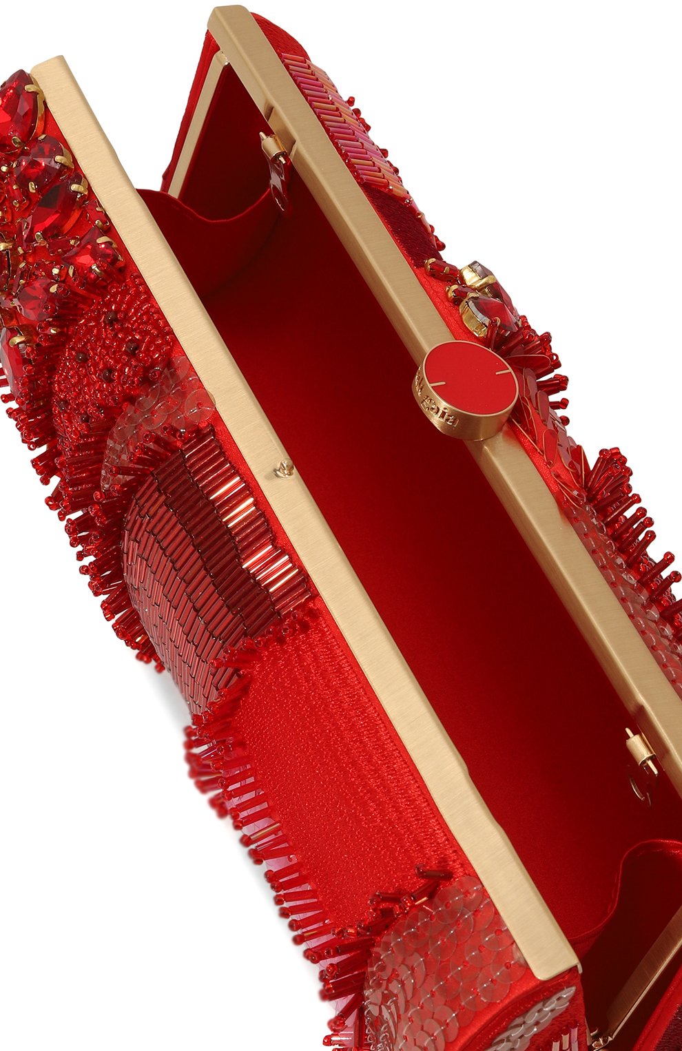 Клатч piper CULT GAIA красного цвета по цене 66250 руб., арт. CL1319 L0LLIP0P M0SAIC, фото 5 Клатч piper CULT GAIA, арт. CL1319 L0LLIP0P M0SAIC, фото 5