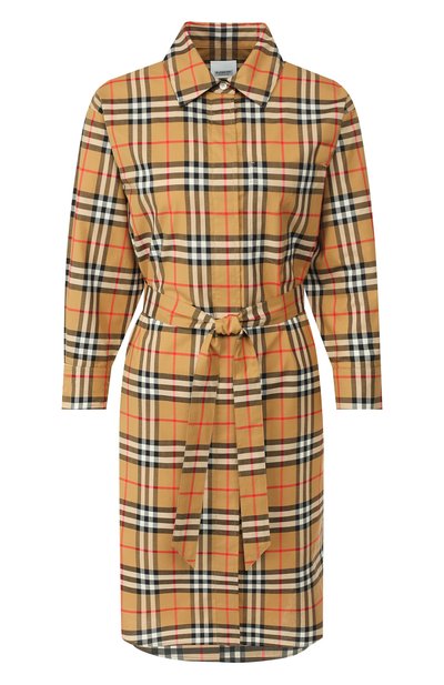 Женское хлопковое платье BURBERRY, арт. 8013946