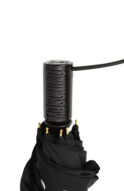 Складной зонт Moschino 8939-0PENCL0SE Чёрный  8939-0PENCL0SE Фото 4