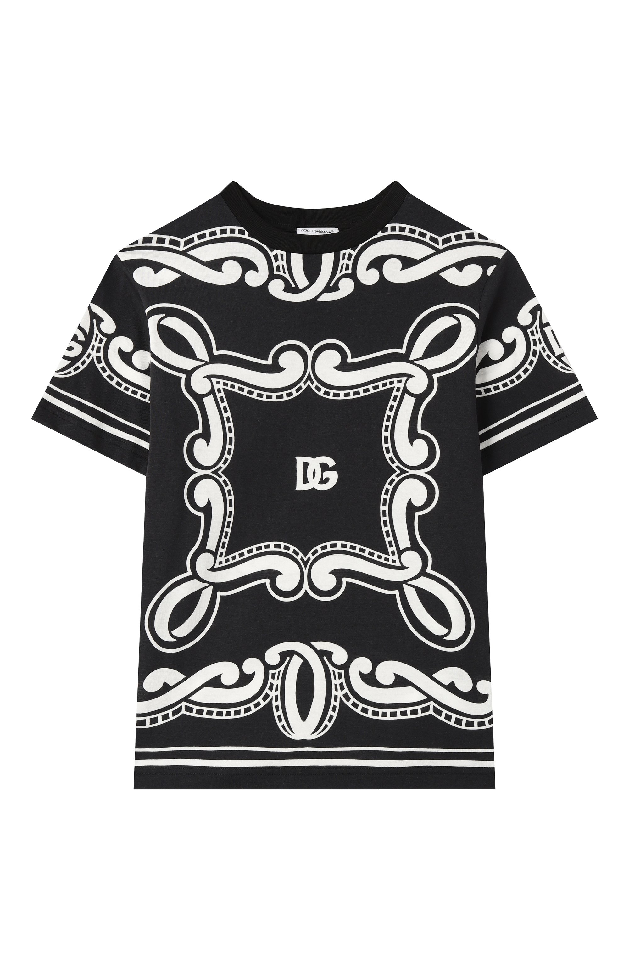 Хлопковая футболка DOLCE & GABBANA, арт. L4JTHU/II7FY/8-14, фото 1