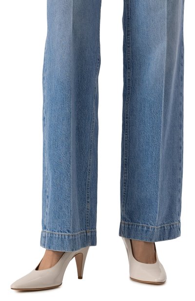 Кожаные туфли amelia GIANVITO ROSSI серого цвета по цене 99100 руб., арт. G22325.85RIC.NUI0FFW, фото 3 Кожаные туфли amelia GIANVITO ROSSI, арт. G22325.85RIC.NUI0FFW, фото 3