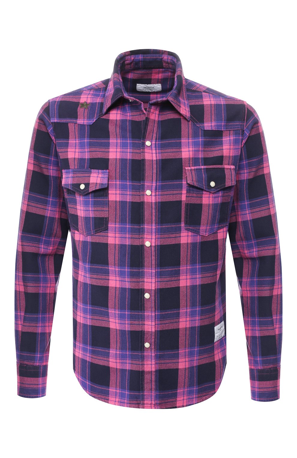 Хлопковая рубашка THE EDITOR, арт. E601277T13/5701, фото 1