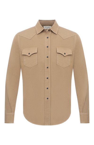 Хлопковая рубашка SAINT LAURENT, арт. 597059/Y27BB, фото 1