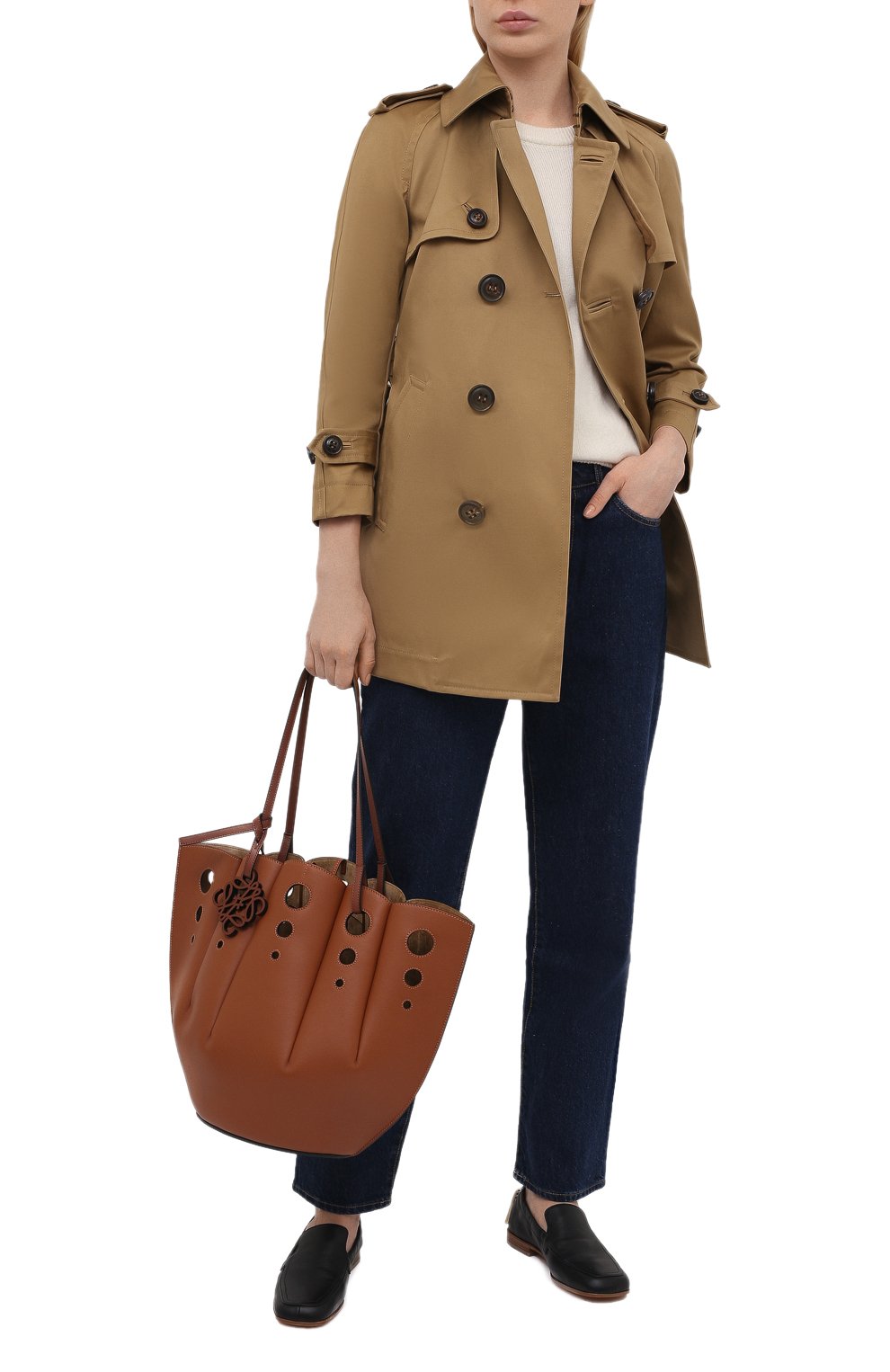 Хлопковый тренч DSQUARED2 бежевого цвета по цене 164000 руб., арт. S72AH0071/S53571, фото 2 Хлопковый тренч DSQUARED2, арт. S72AH0071/S53571, фото 2