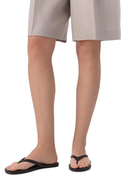 Кожаные шлепанцы 12 STOREEZ, арт. 130445, фото 3