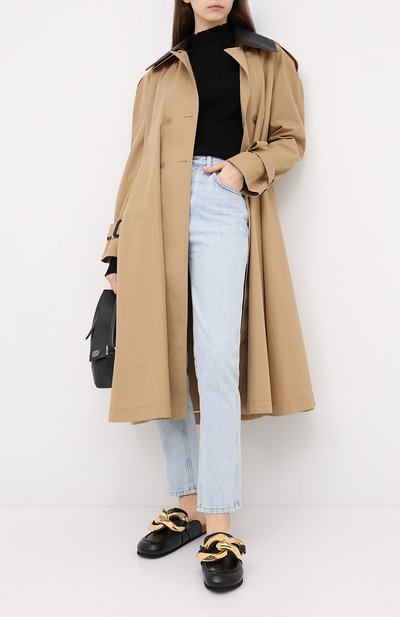 Кожаные сабо chain JW ANDERSON, арт. AN35004A/12020, фото 2