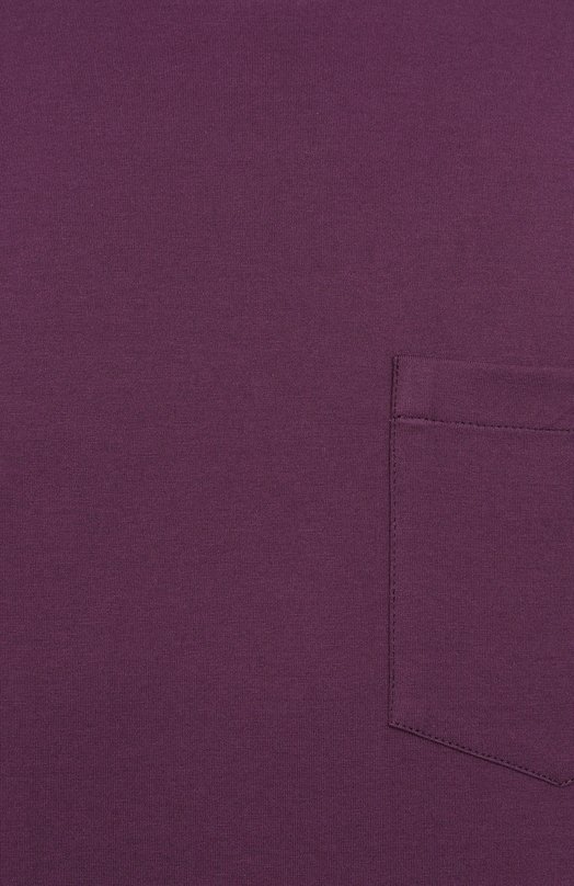 Хлопковая футболка Brunello Cucinelli M0B131376 Фиолетовый  M0B131376 Фото 6