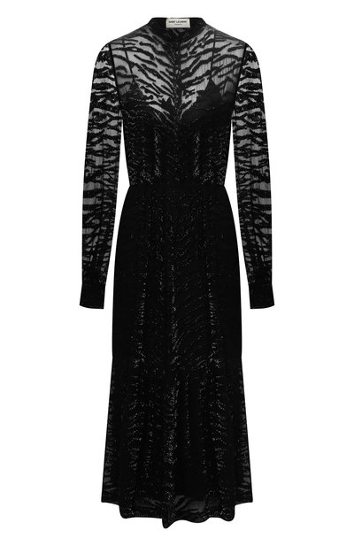 Женское шелковое платье SAINT LAURENT, арт. 615093/Y115W