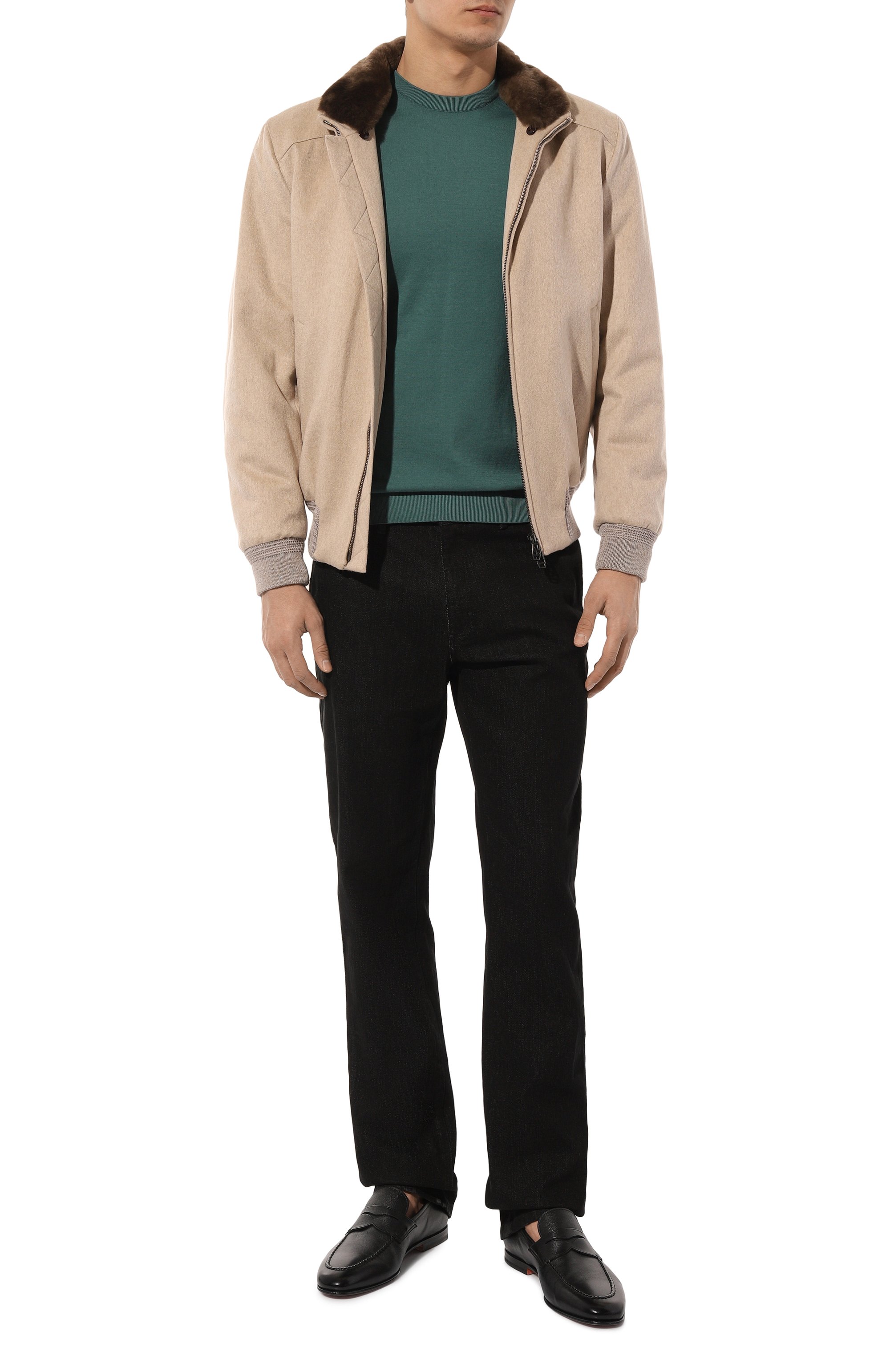 Кожаные пенни-лоферы carlos SANTONI, арт. MCNG15609SA3BSG8, фото 2