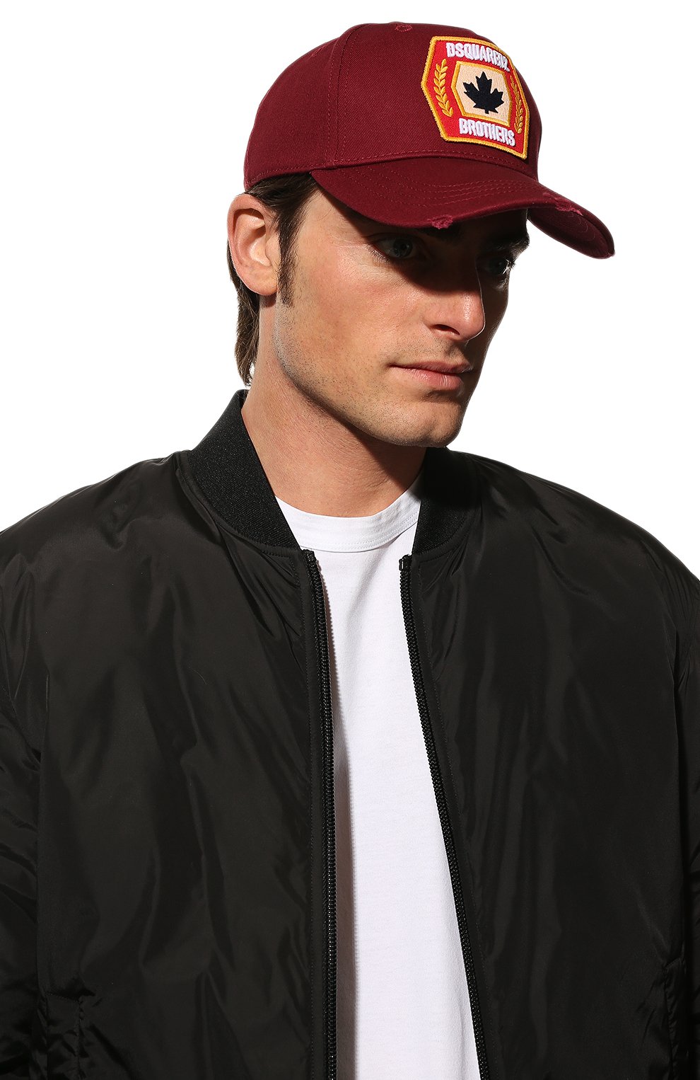 Хлопковая бейсболка DSQUARED2, арт. BCM0528 05C00001, фото 2