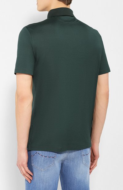 Хлопковое поло PAL ZILERI, арт. 03MM0206---54702, фото 4