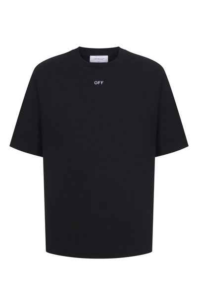 Мужская хлопковая футболка OFF-WHITE, арт. 0MAA120F25JER00D