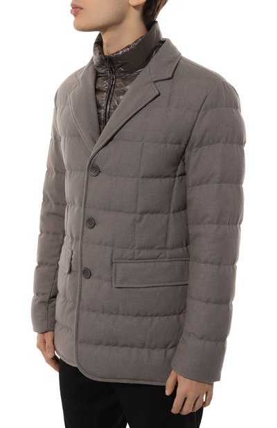 Пуховая куртка HERNO темно-серого цвета по цене 236500 руб., арт. PI001174U-RUS/33279, фото 3 Пуховая куртка HERNO, арт. PI001174U-RUS/33279, фото 3