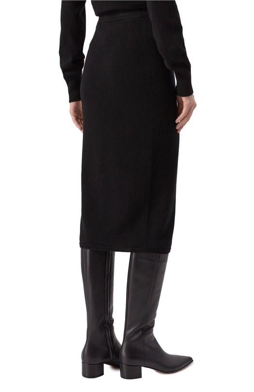 Кашемировая юбка Kiton D5474873337 Чёрный  D5474873337 Фото 4