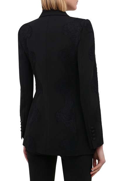 Жакет из шерсти и хлопка DOLCE & GABBANA, арт. F29IBT/FUBEI, фото 4