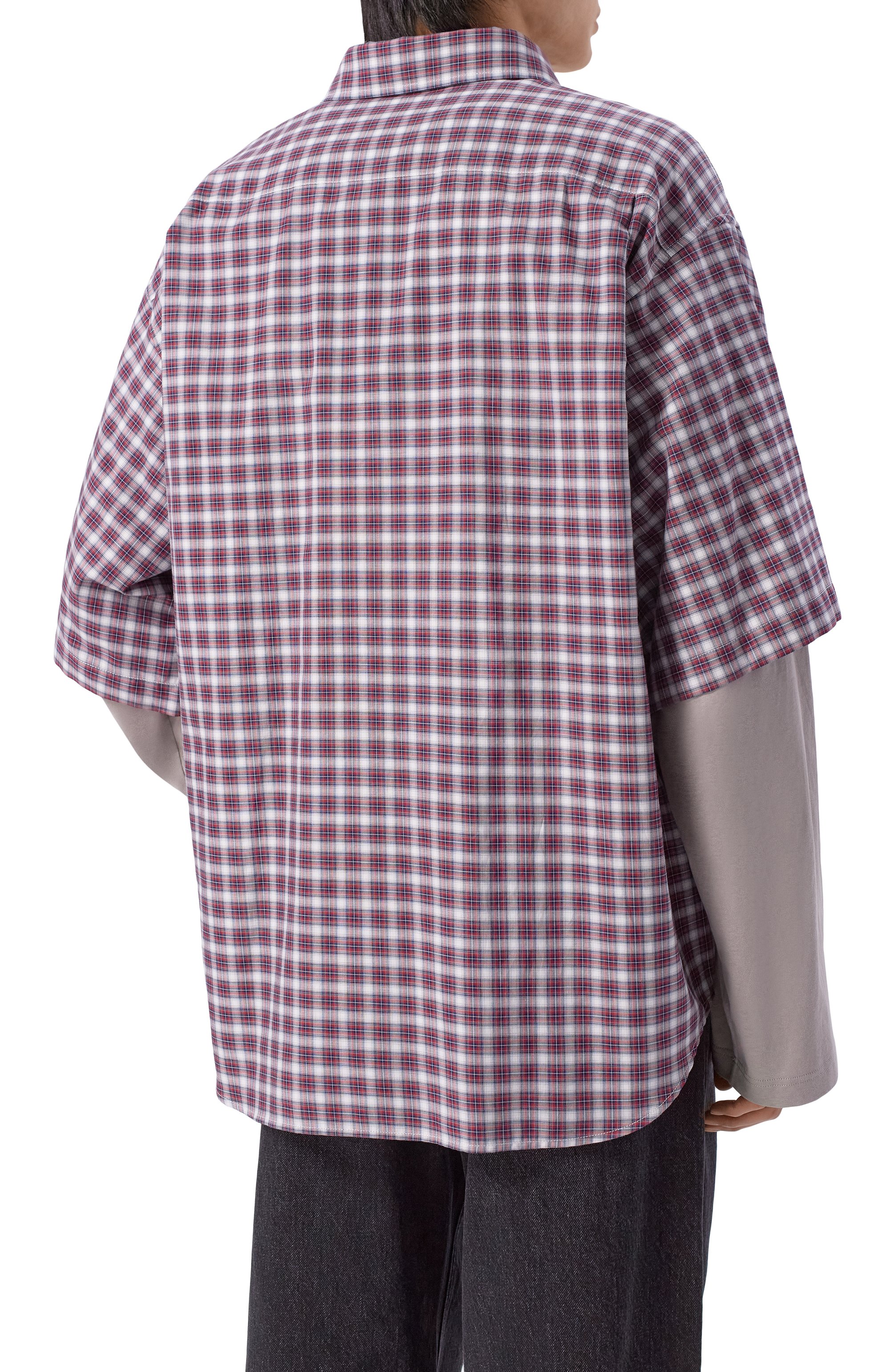 Хлопковая рубашка BALENCIAGA, арт. 866543/TUM17, фото 4
