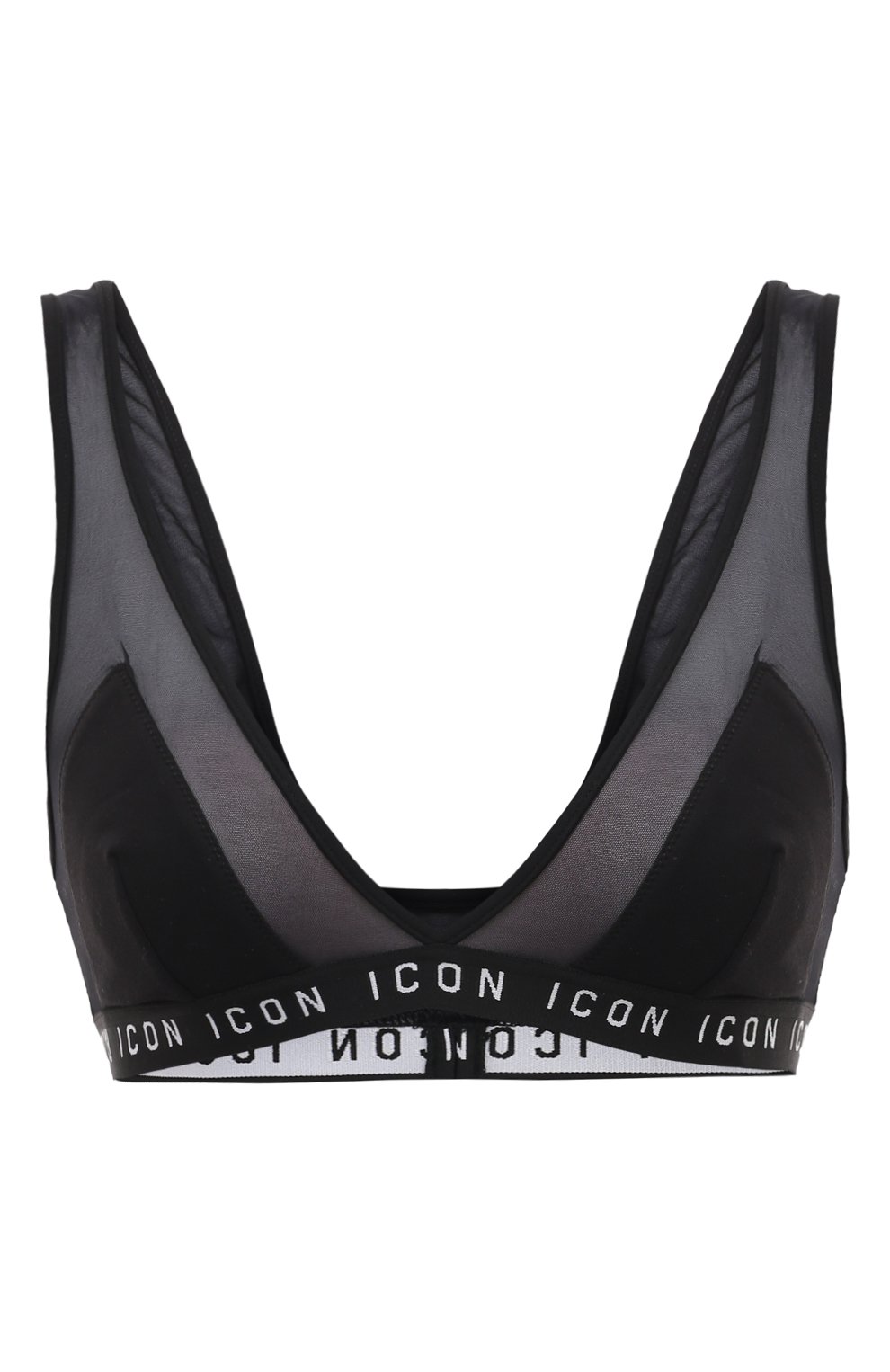 Бюстгальтер с мягкой чашкой DSQUARED2 черного цвета по цене 26100 руб., арт. D8R025540, фото 1 Бюстгальтер с мягкой чашкой DSQUARED2, арт. D8R025540, фото 1