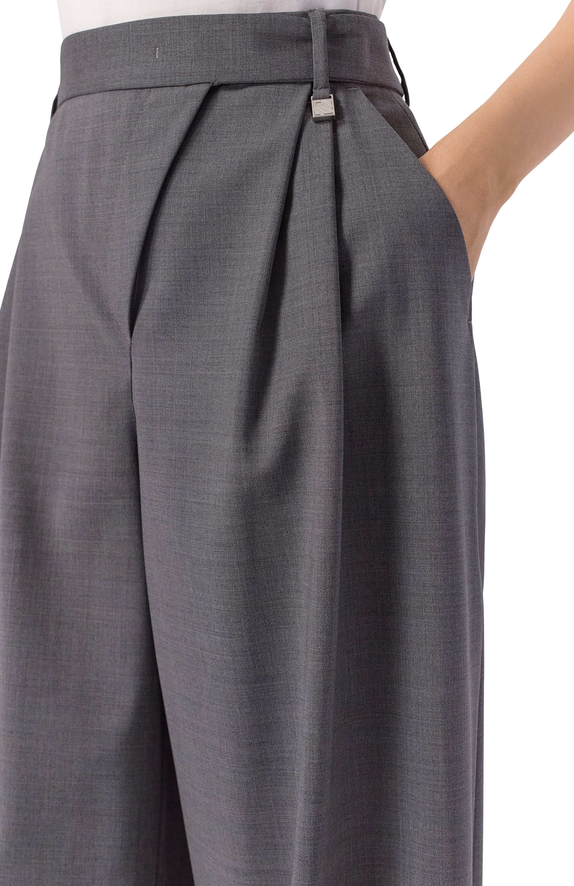 Шерстяные брюки GIUSEPPE DI MORABITO, арт. 05FWPA128 05327B, фото 5