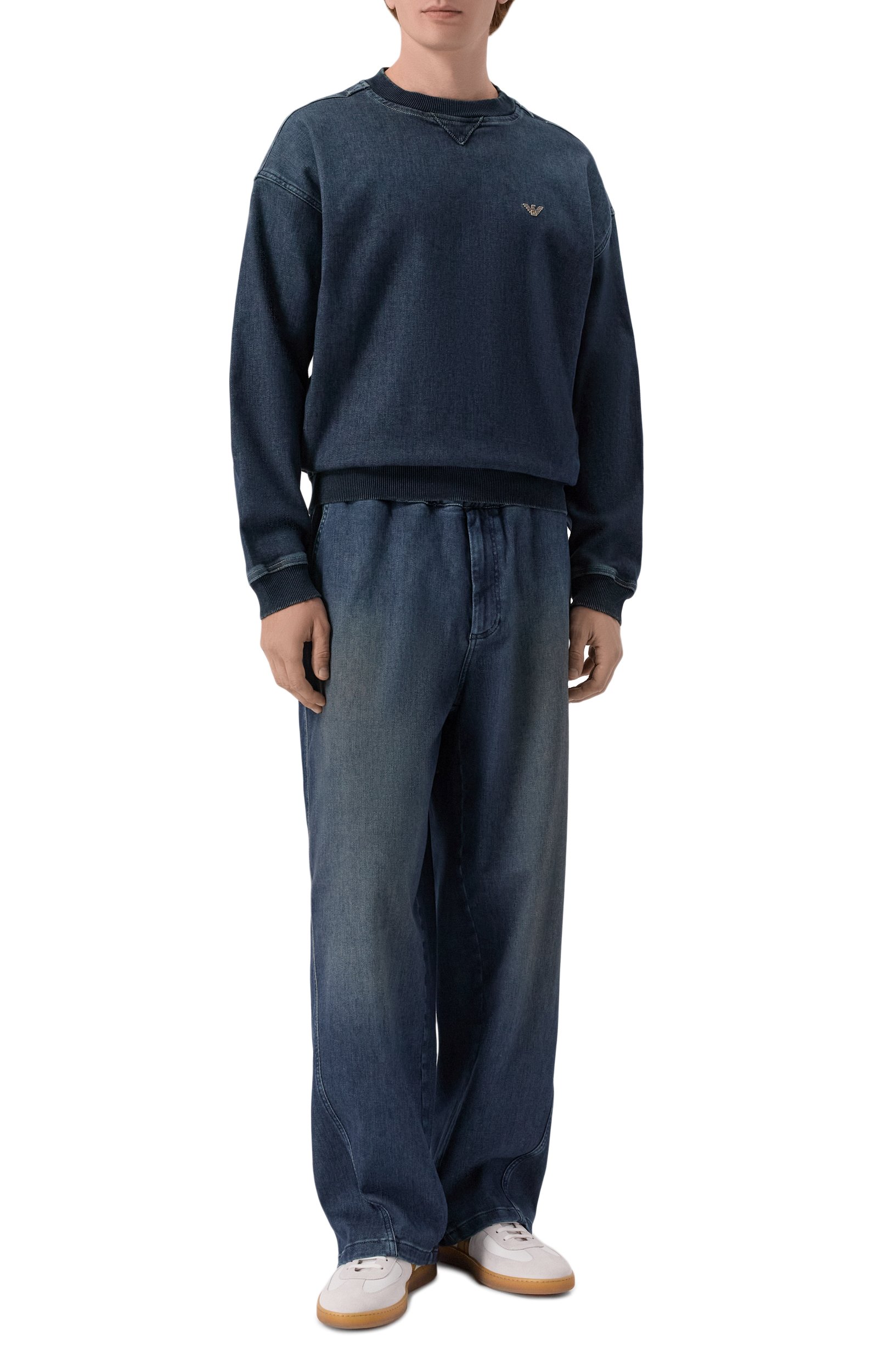 Хлопковый свитшот EMPORIO ARMANI, арт. EM006614/AF27722, фото 2