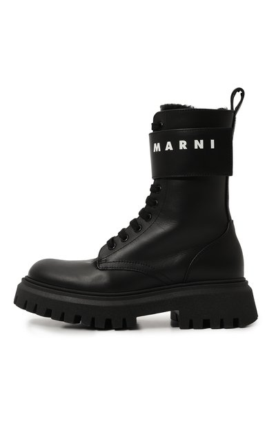 Кожаные ботинки MARNI, арт. 75368/36-40, фото 2