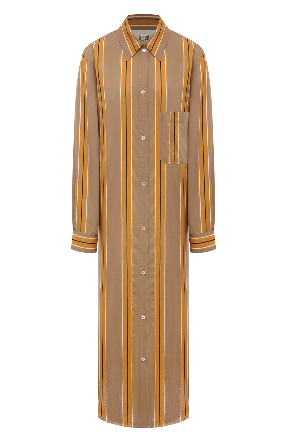 Хлопковое платье TOTEME, арт. 242-WRD1752-FB0117, фото 1