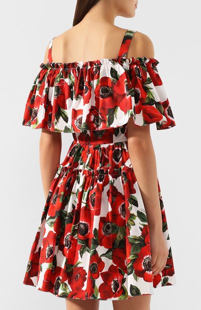 Хлопковое платье DOLCE & GABBANA, арт. F63X7T/HS5DP, фото 4