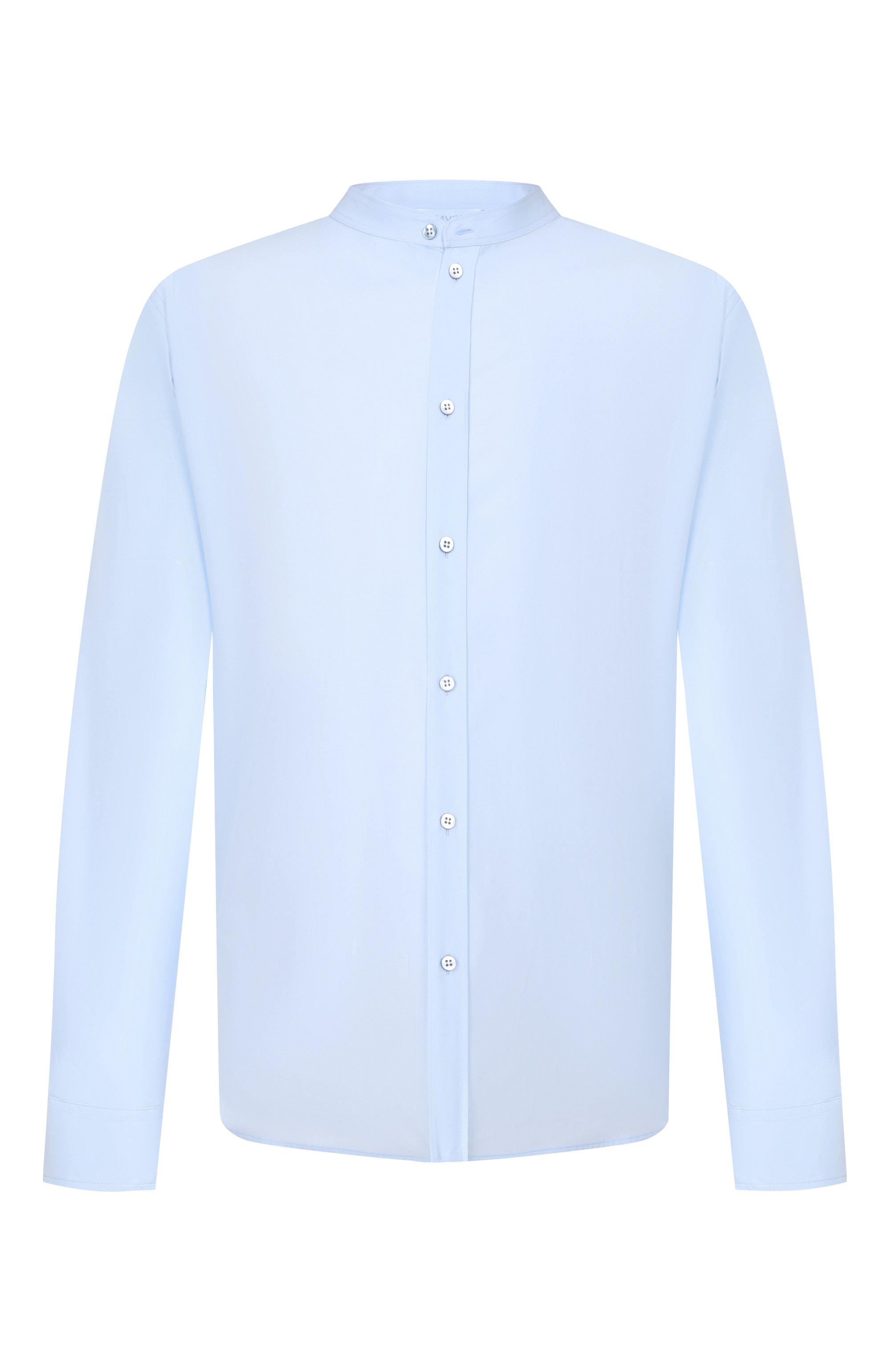 Хлопковая рубашка MVST голубого цвета по цене 89950 руб., арт. M26.2PM.B008/F080, фото 1 Хлопковая рубашка MVST, арт. M26.2PM.B008/F080, фото 1