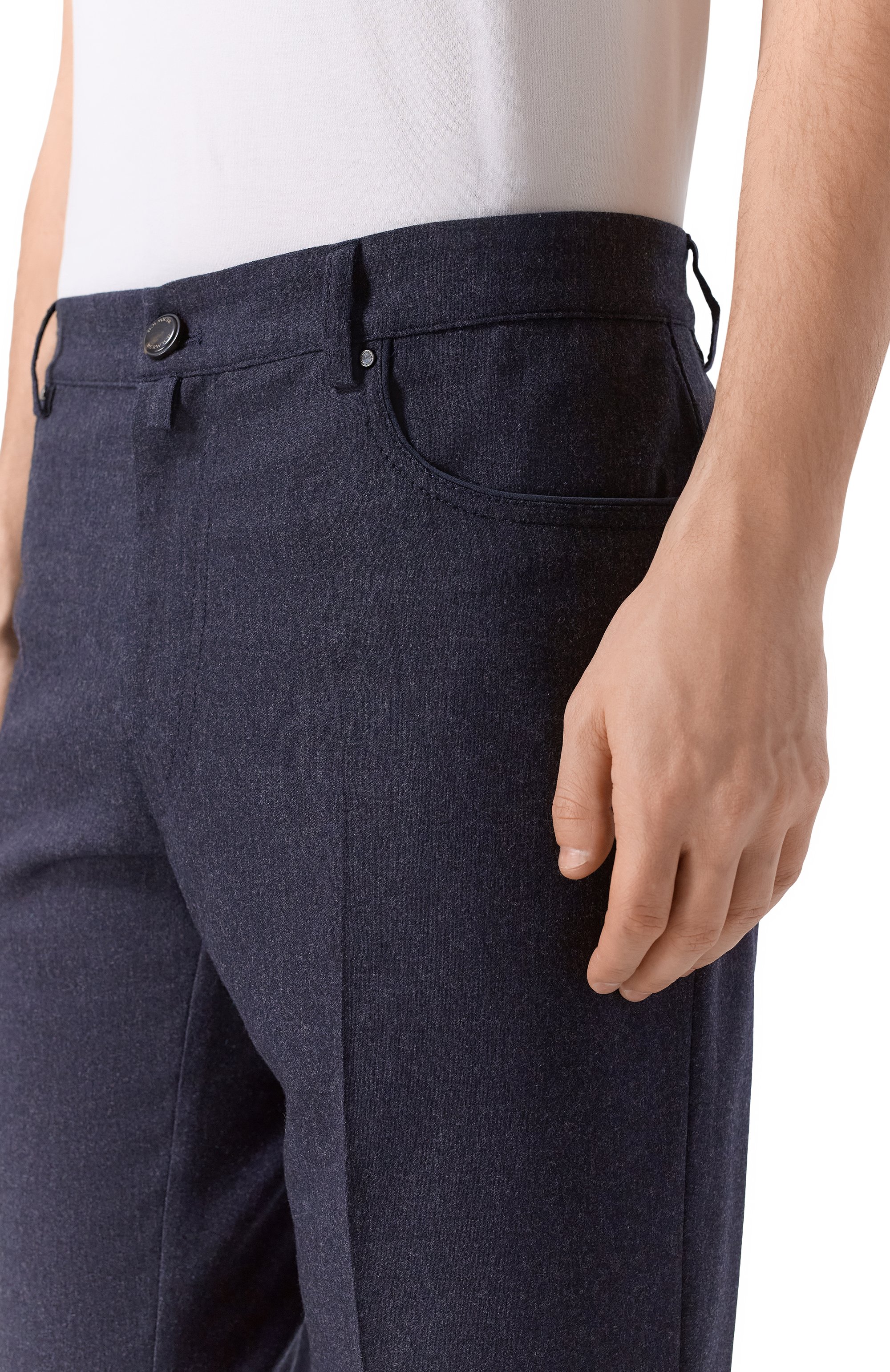 Брюки из шерсти и кашемира BERWICH, арт. M0RELL0 5TALC 19/FA1224X, фото 5